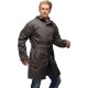 Wild Nature Mens Waterproof Trench Coat With Detachable Hood (Grey)