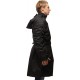 Wild Nature Mens Waterproof Trench Coat With Detachable Hood (Black)