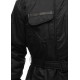 Wild Nature Mens Waterproof Trench Coat With Fur And Detachable Hood (Black)