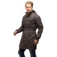 Wild Nature Mens Waterproof Trench Coat With Fur And Detachable Hood (Grey)