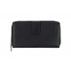 13 Cards Bi-Fold Women's Formal Leather Wallet with Button and Zipper Closure(NME ST-4)